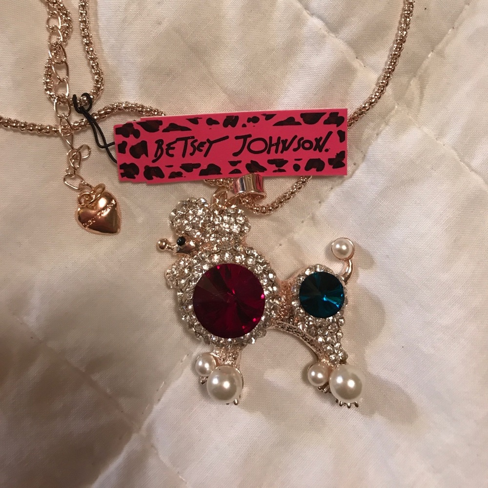 Betsey Johnson Poodle Neclace